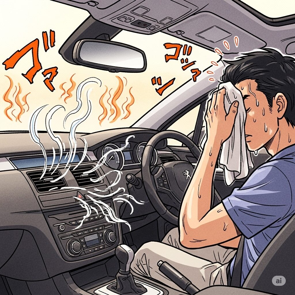 プジョー508 エアコン 効かない原因と修理費用をわかりやすく解説