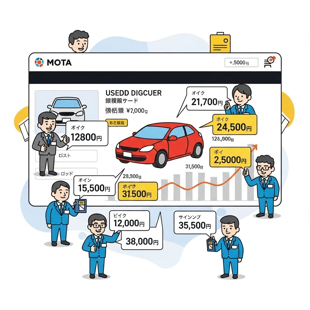 mota車買取の評判は本当？実際の口コミと高額査定の秘密