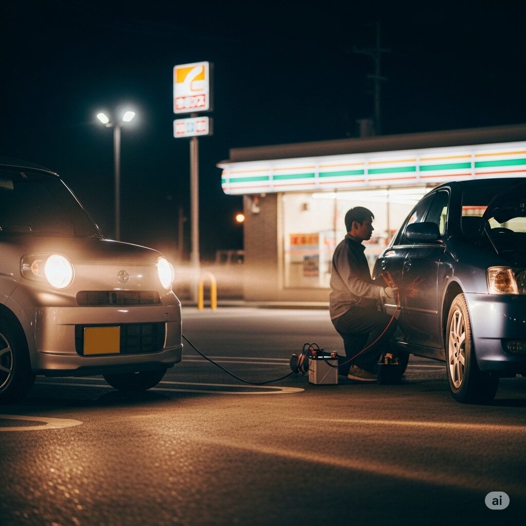 バッテリー上がり軽自動車から普通車へ救援できる？完全ガイド