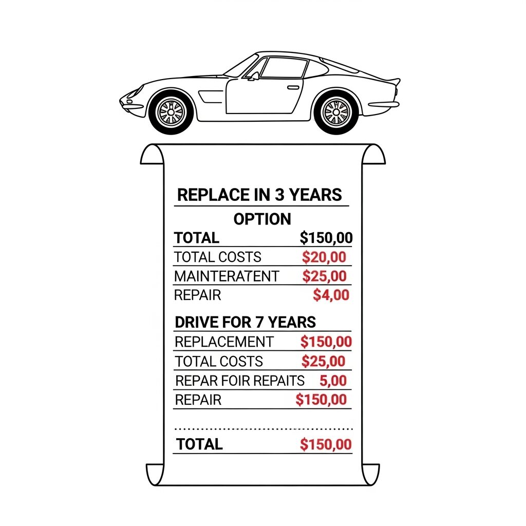 【実例・比較あり】車は何年乗るのが得？13年と5年の損得徹底解説！