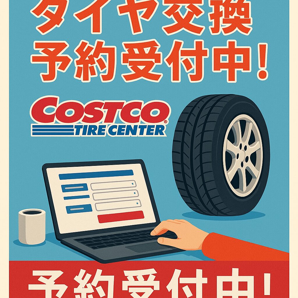 コストコのタイヤ交換予約はいつから？お得情報と混雑回避術も解説