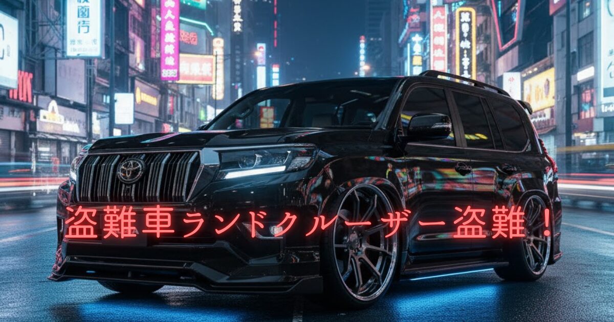 ランドクルーザー盗難！千葉ヤードで外国人グループ逮捕｜狙われる高級車と防犯の盲点