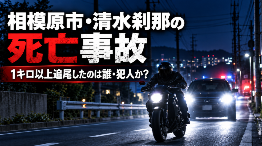 相模原市・清水刹那の死亡事故｜1キロ以上追尾したのは誰・犯人か？